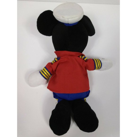 Disney Cruise Line 9" Captain Mickey Mouse + Disney Parks 10" Pluto Plushie Set - Picture 4 of 12